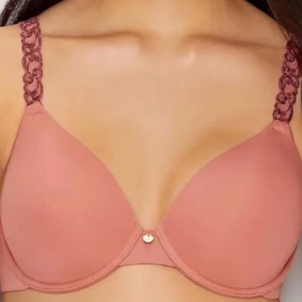 Natori Pure Luxe Custom Coverage Underwire Bra in Clay